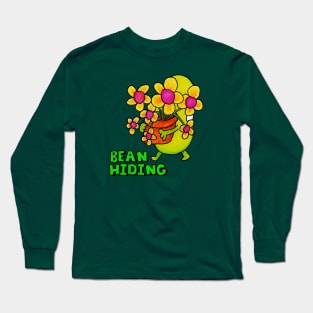 Just Bean Happy - Bean Hiding Long Sleeve T-Shirt